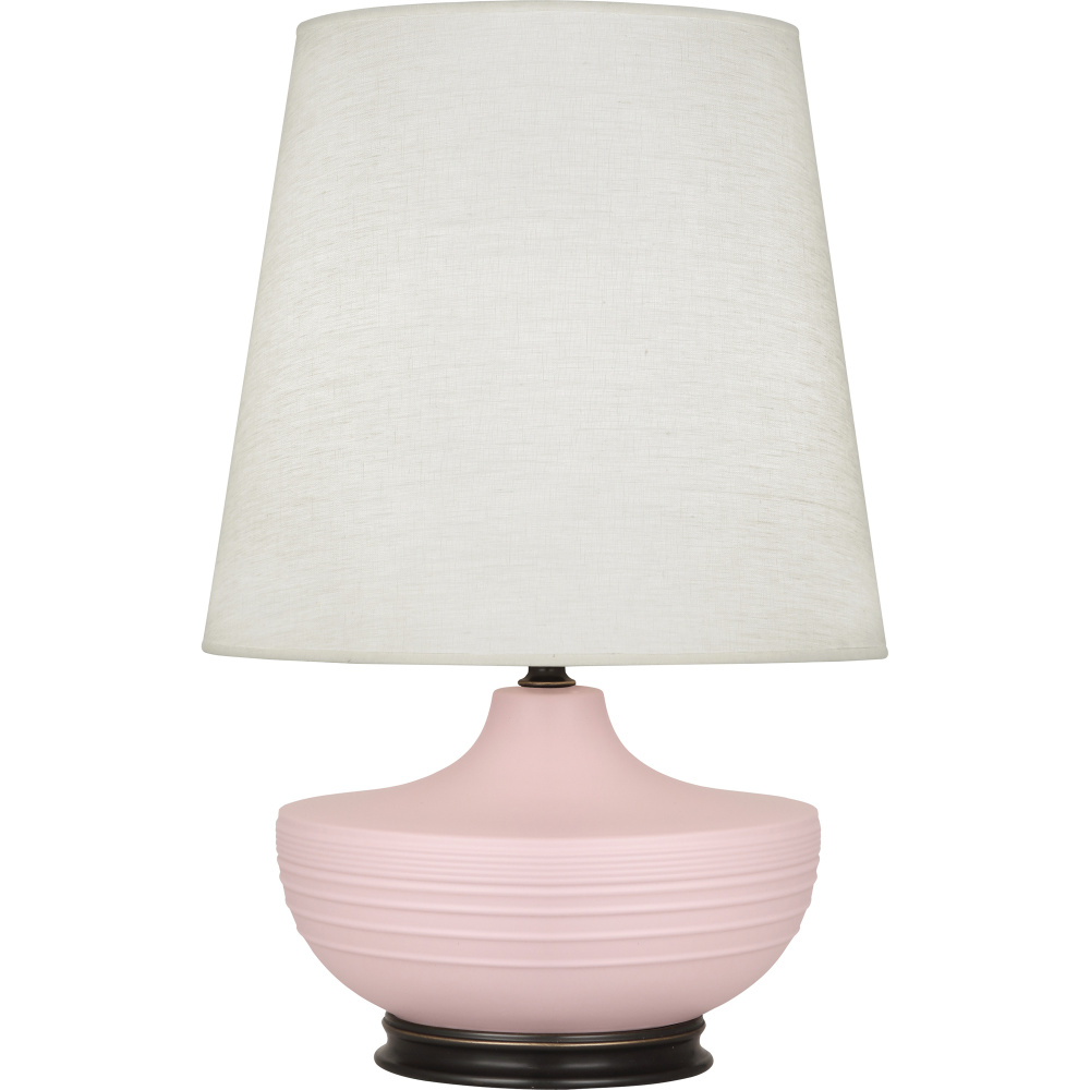 Matte Woodrose Michael Berman Nolan Table Lamp