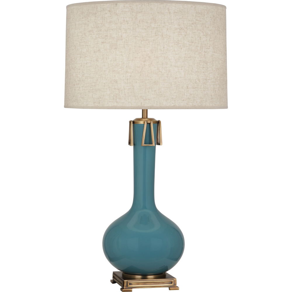 Steel Blue Athena Table Lamp