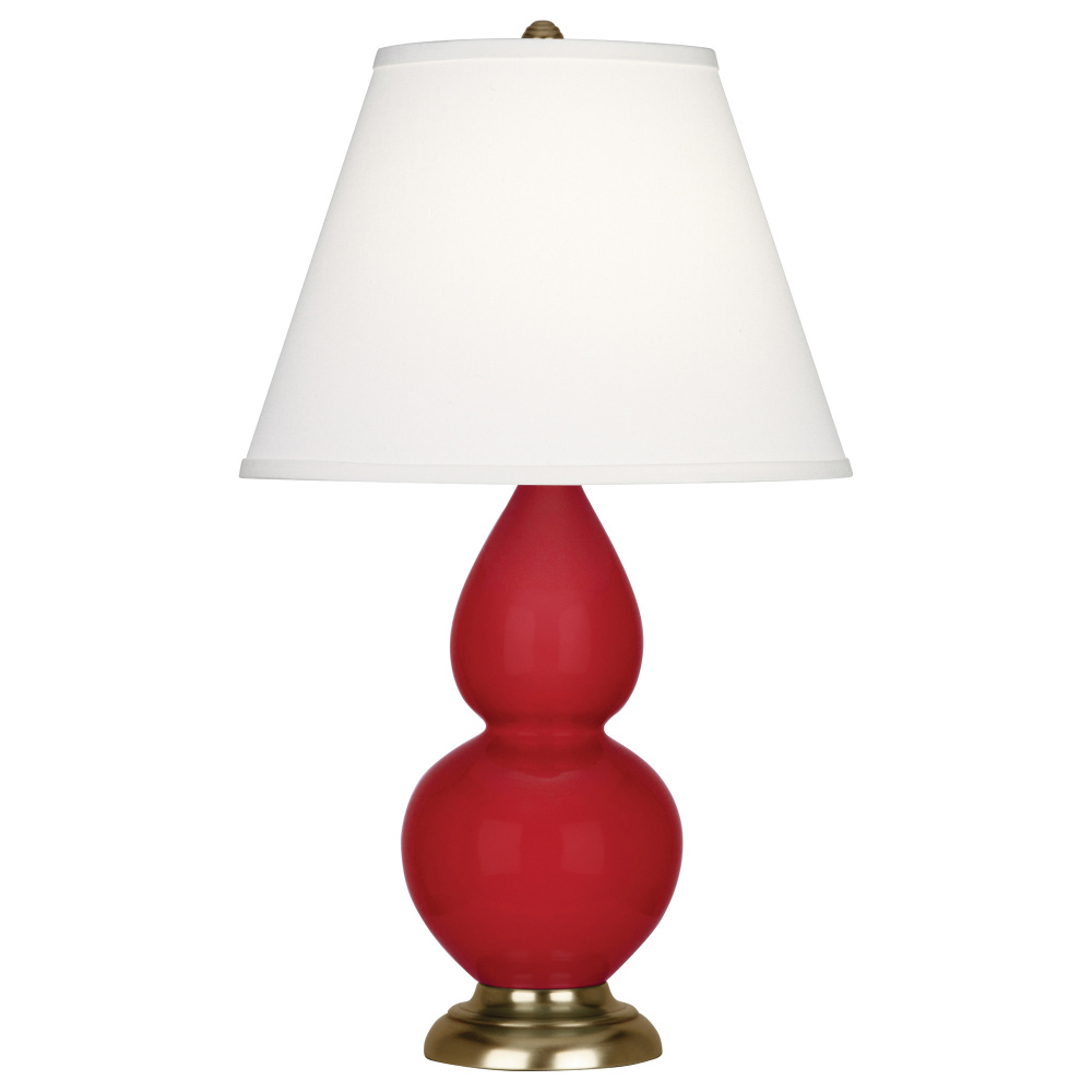 Ruby Red Small Double Gourd Accent Lamp