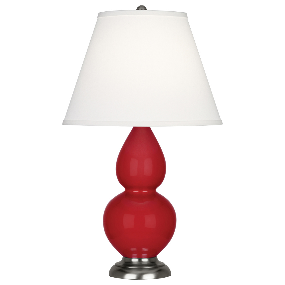Ruby Red Small Double Gourd Accent Lamp