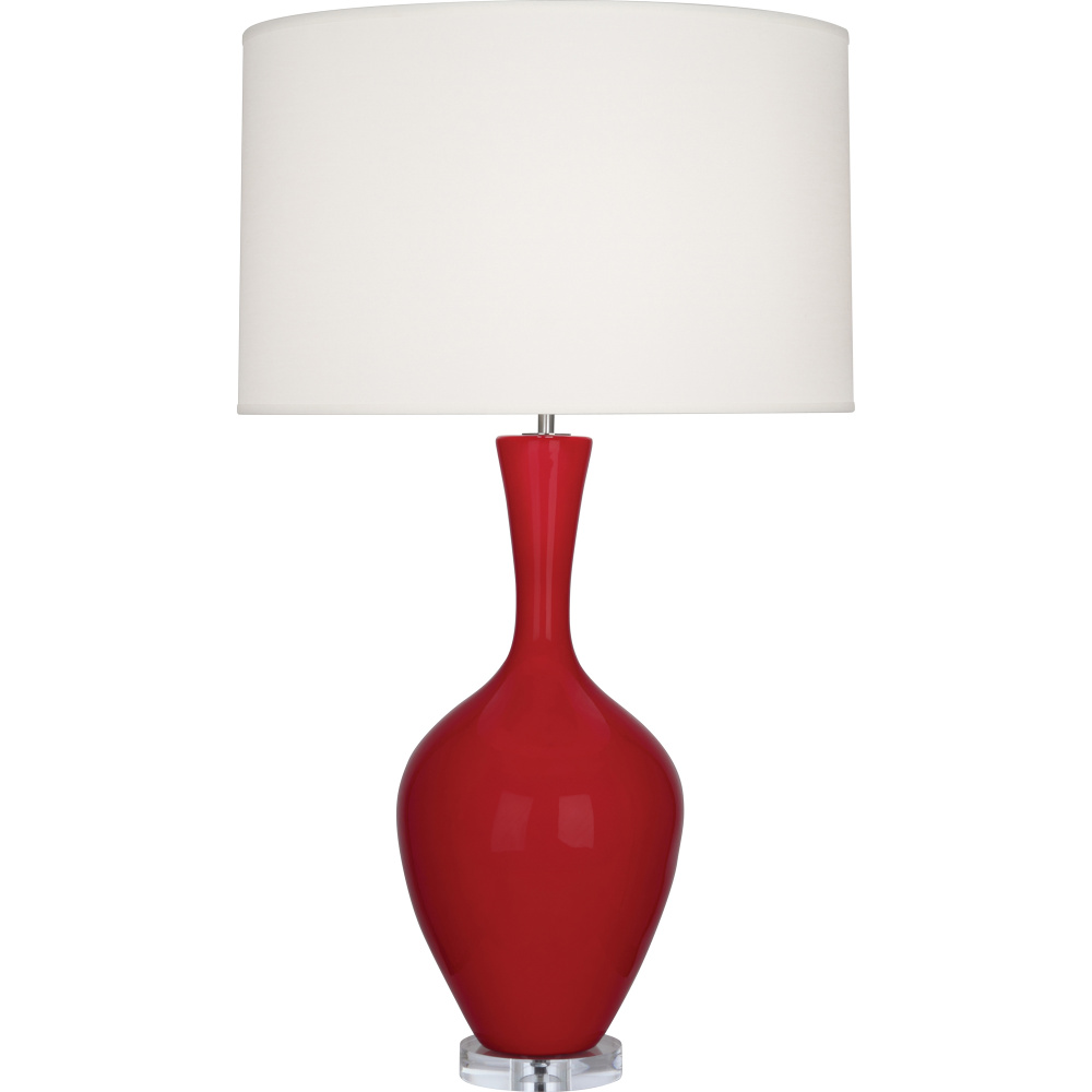 Ruby Red Audrey Table Lamp