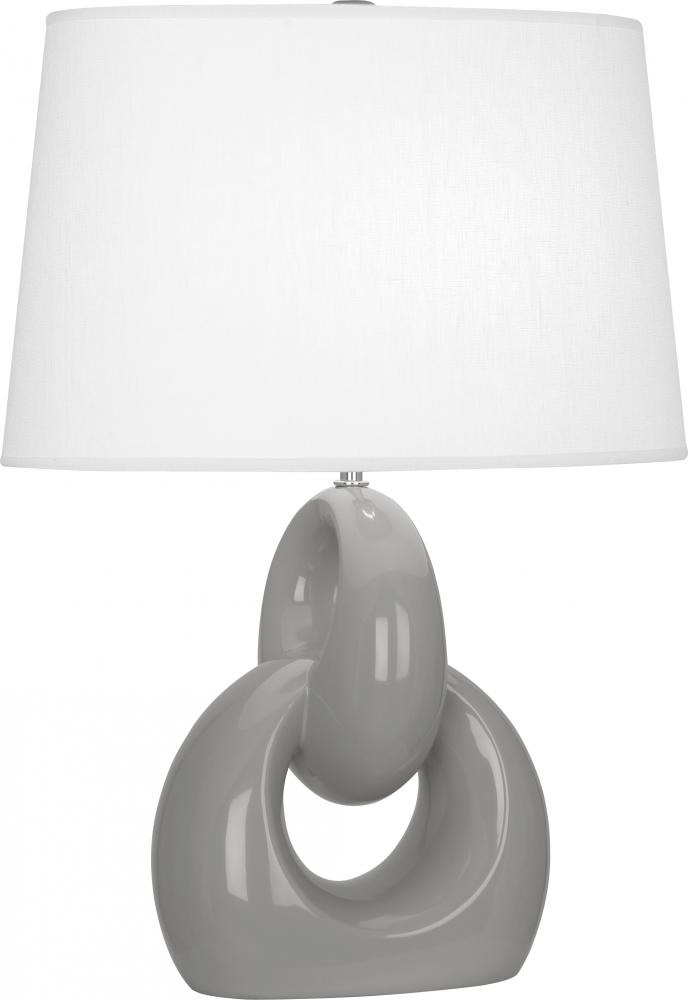 Smokey Taupe Fusion Table Lamp