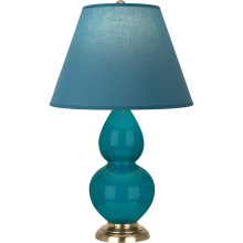 Robert Abbey 1771B - Peacock Small Double Gourd Accent Lamp