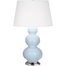 Robert Abbey 361X - Baby Blue Triple Gourd Table Lamp