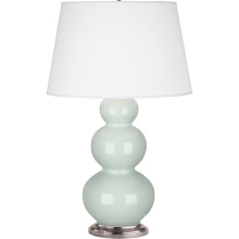 Robert Abbey 371X - Celadon Triple Gourd Table Lamp