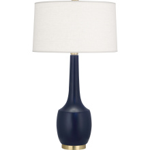 Robert Abbey MMB70 - Matte Midnight Blue Delilah Table Lamp