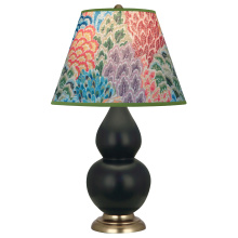 Robert Abbey MOS10S - Matte Obsidian Small Double Gourd Accent Lamp