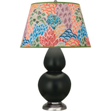 Robert Abbey MOS22S - Matte Obsidian Double Gourd Table Lamp