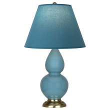 Robert Abbey OB10B - Steel Blue Small Double Gourd Accent Lamp