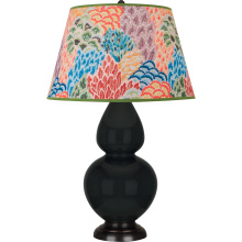 Robert Abbey OS21S - Obsidian Double Gourd Table Lamp