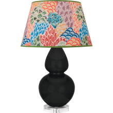Robert Abbey OS23S - Obsidian Double Gourd Table Lamp