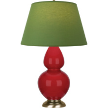 Robert Abbey RR20G - Ruby Red Double Gourd Table Lamp