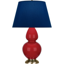 Robert Abbey RR20N - Ruby Red Double Gourd Table Lamp