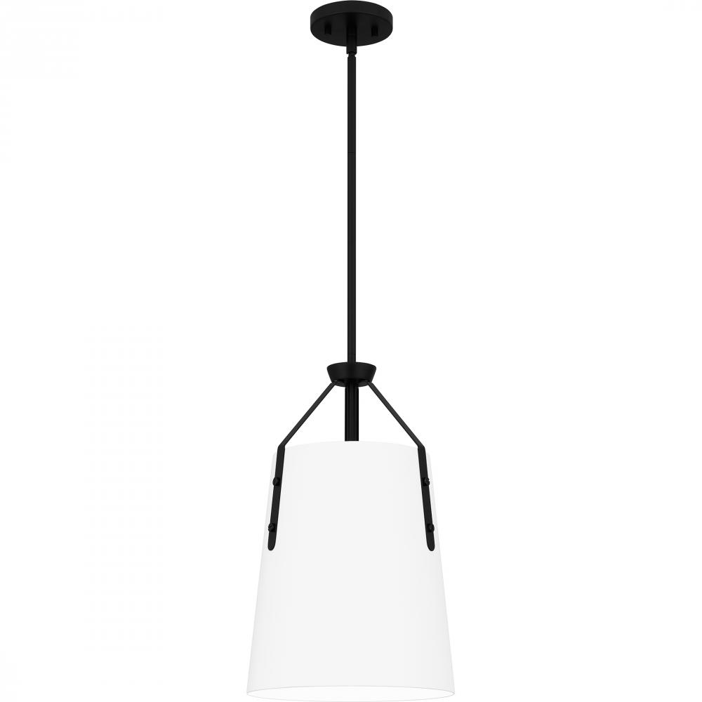Faye 1-Light Matte Black Pendant Light