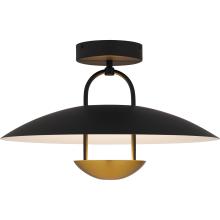 Quoizel BIN1718MBK - Bingham Matte Black Semi-Flush Mount