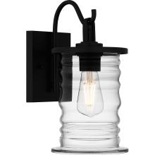 Quoizel NAD8406MBK - Noland 1-Light Matte Black Outdoor Wall Lantern