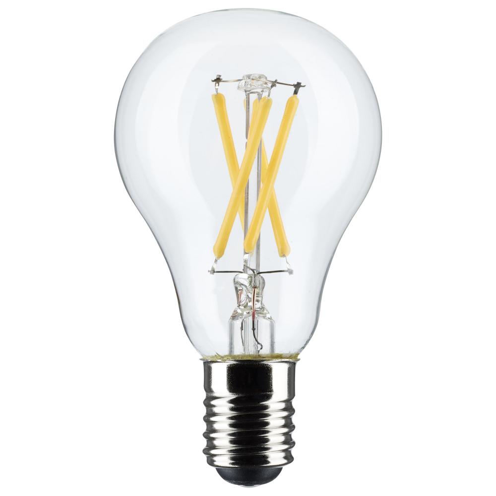 5.5 Watt A15 LED Filament; Clear; Intermediate Base; 2700K; 450 Lumens; 2-Pack
