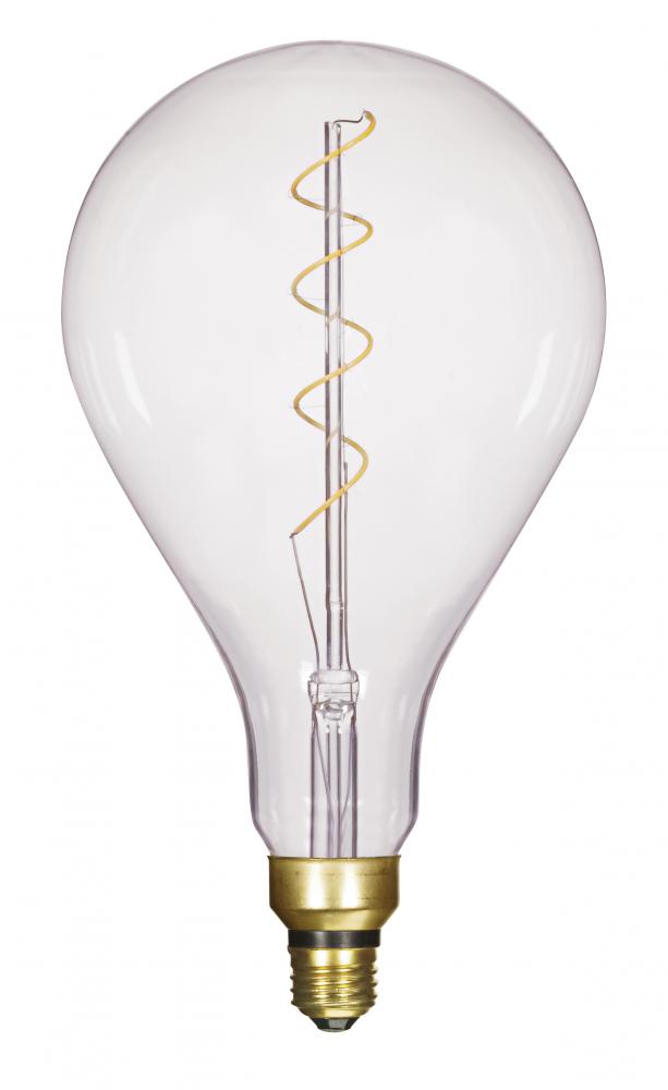 4 Watt PS52 LED vintage style Filament; Clear; 25000 Average rated hours; Medium Base; 120 Volt