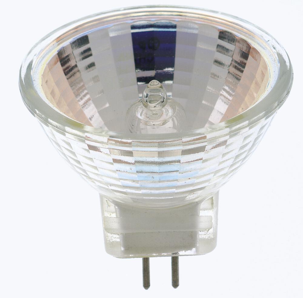10 Watt; Halogen; MR11; Clear; 2000 Average rated hours; G4 base; 12 Volt; Carded