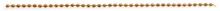 Satco Products Inc. 90/122 - #3 Beaded Chain; 3/32" Diameter; 250 Foot Spool; Brass Finish