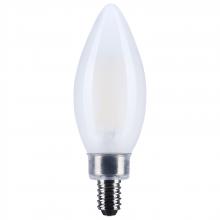 Satco Products Inc. S12495 - 5.5 Watt B11 LED; Candelabra Base; Clear; 5000K CCT; 120 Volt; 10-pk