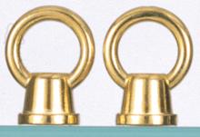 Satco Products Inc. S70/255 - 2 Female Loops; Brass Finish