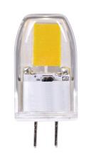 Satco Products Inc. S8601 - 3W; JC LED; 3000K; G6.35 base; Carded; 12 Volt AC/DC; Carded