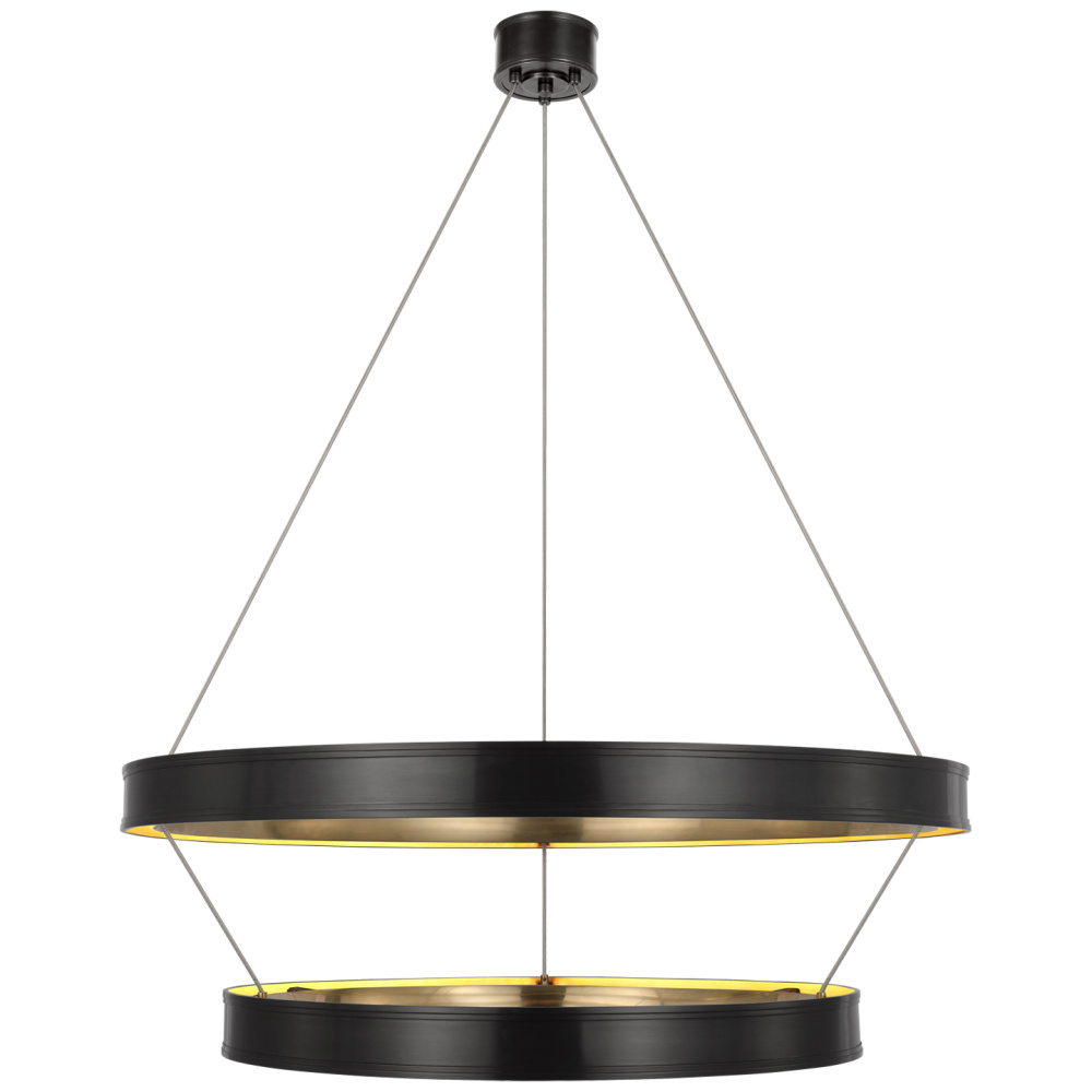 Connery 40" Two-Tier Ring Chandelier