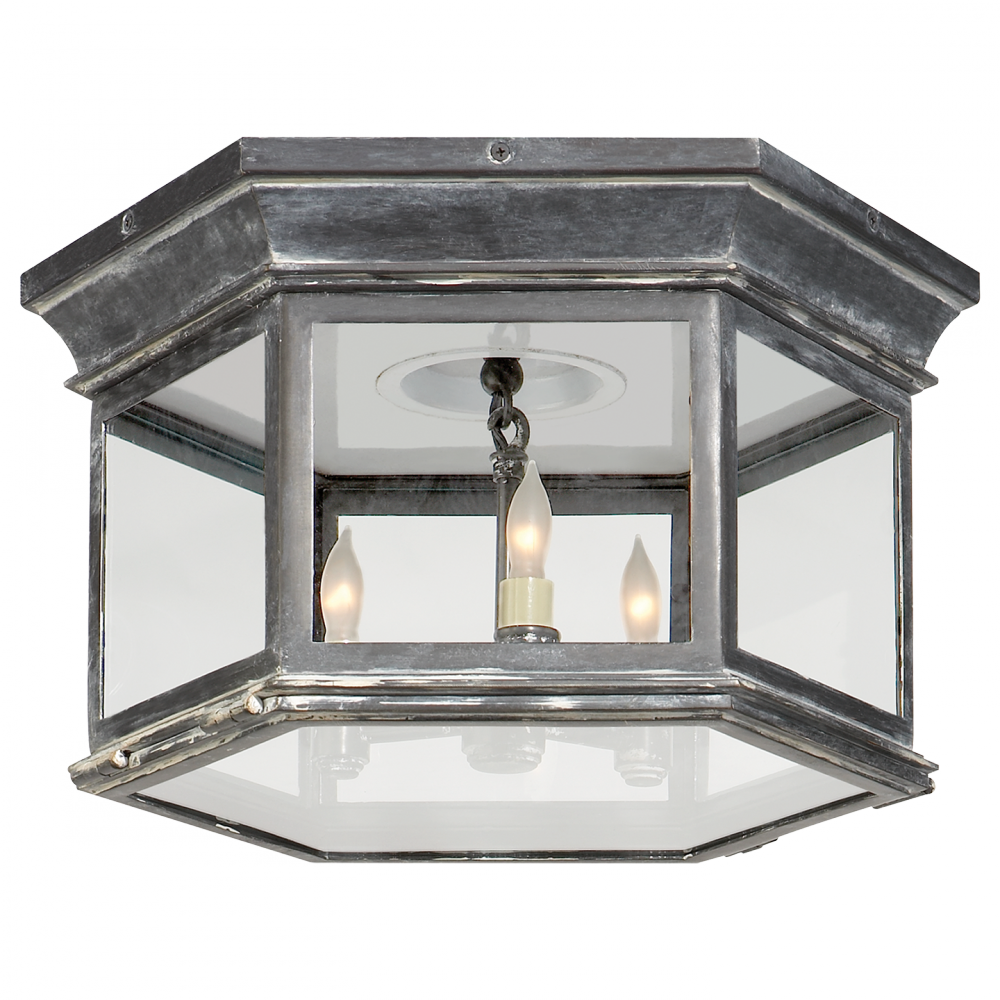 Club Large Hexagonal Flush Mount