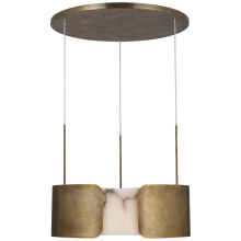 Visual Comfort & Co. Signature Collection AMB 5004MTB-ALB - Armise 28" Drum Chandelier