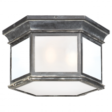 Visual Comfort & Co. Signature Collection CHO 4111WZ-FG - Club Large Hexagonal Flush Mount