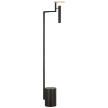 Visual Comfort & Co. Signature Collection KW 1010BZ-ALB - Melange 52" Floating Disc Floor Lamp