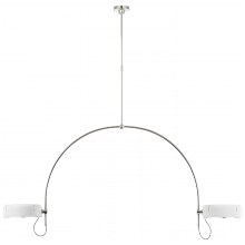 Visual Comfort & Co. Signature Collection TOB 5132PN-WHT - Oso 72&#34; Linear Arched Pendant