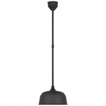 Visual Comfort & Co. Signature Collection TOB 5811MBK-MBK - Academy 12.5" Rockhouse Pendant