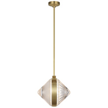 Visual Comfort & Co. Signature Collection WF 5008NB-CC - Copper Coast 15" Karo and Olive Cut Pendant