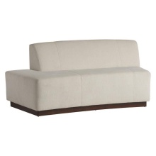 Arteriors Home FFU07 - Islander Left Sofa Vanilla Performance Bouclé
