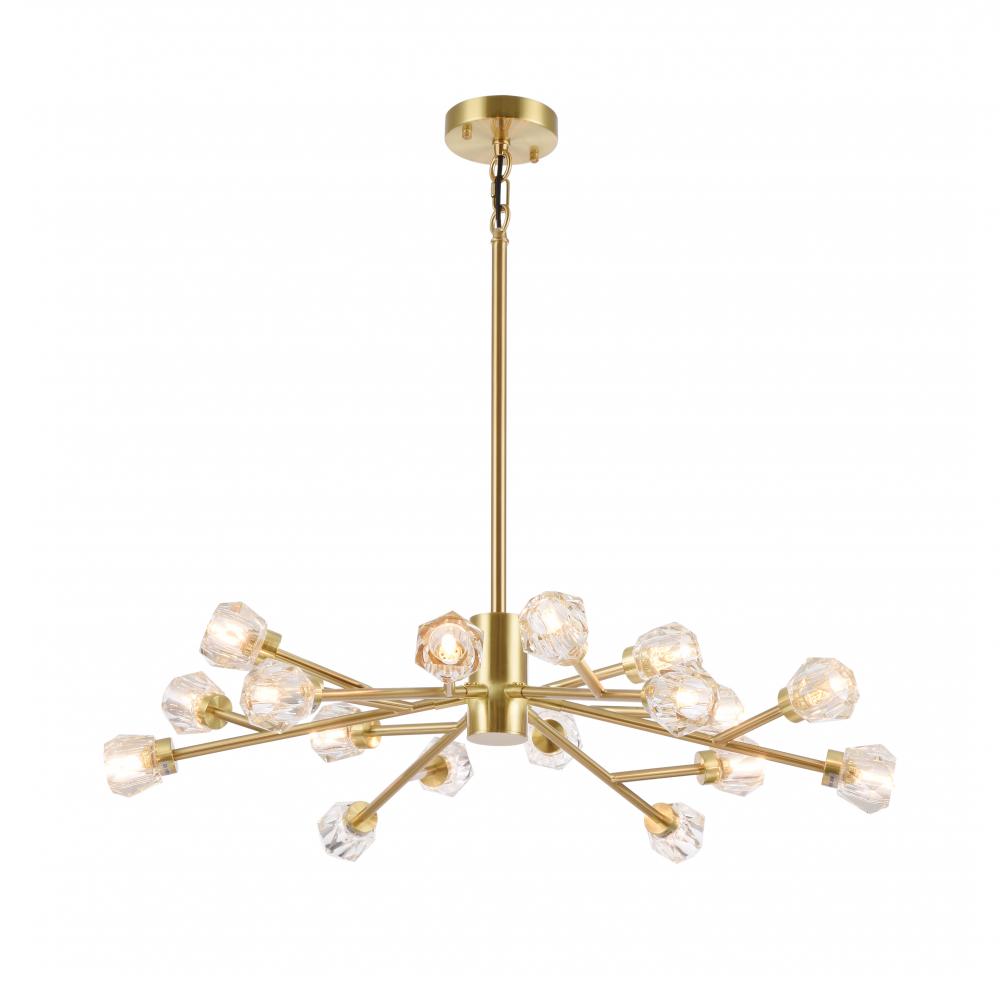 Chandelier Shiny Gold