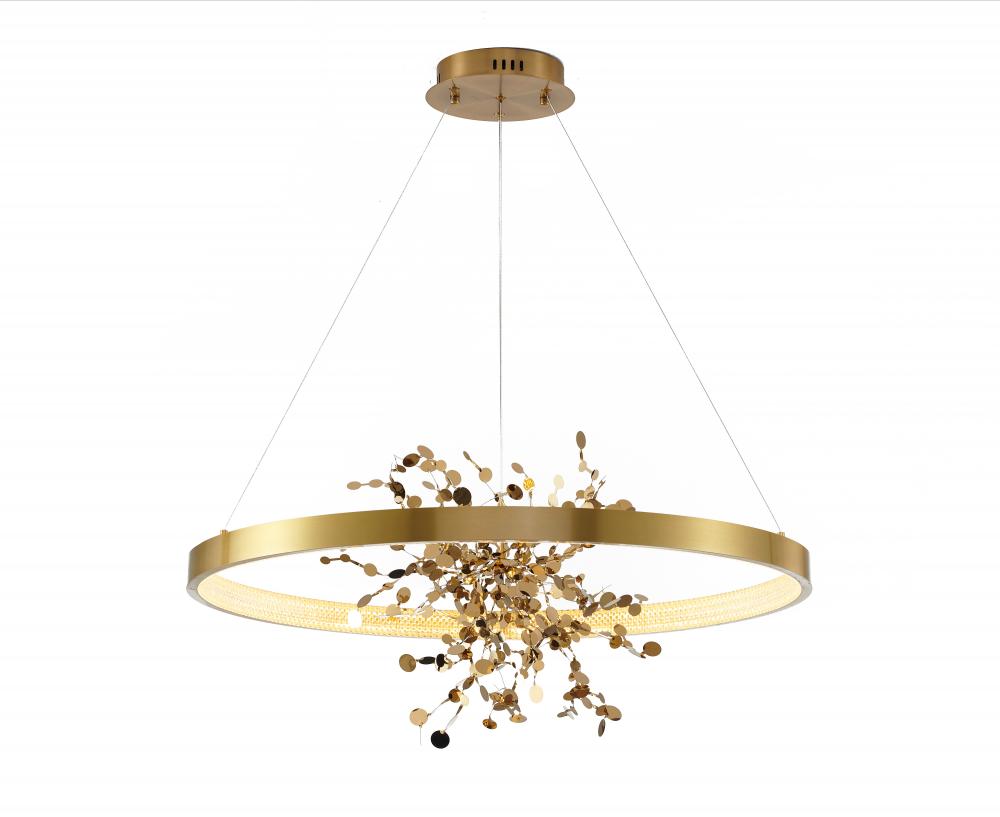 LED Chandelier Gold