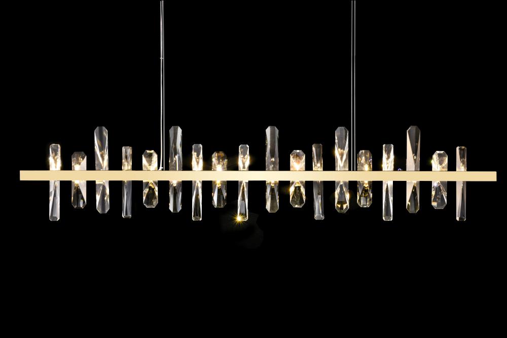 LED Chandelier Gold