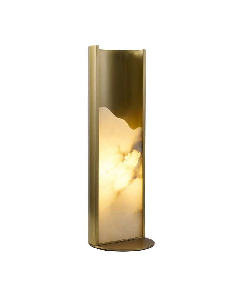 Satin Brass Table Lamp