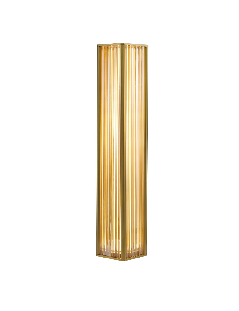 Satin Brass LED Floor Lamp