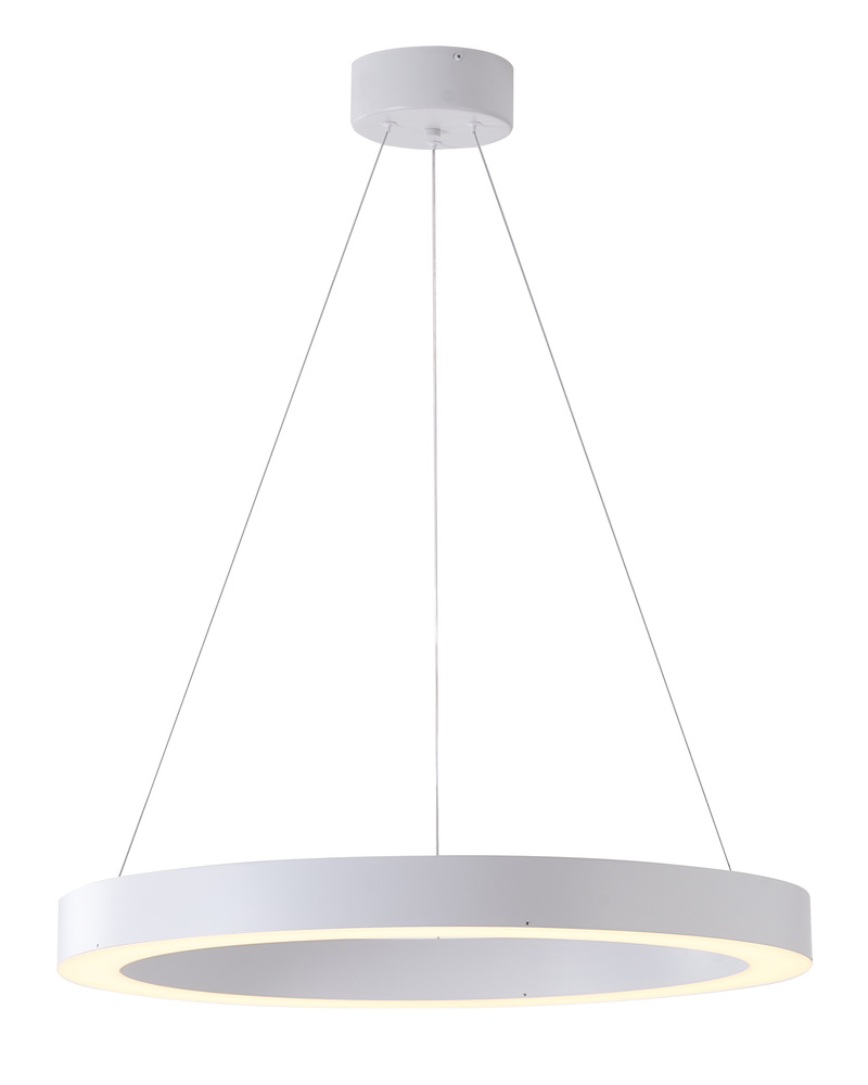 LED Chandelier Matte White