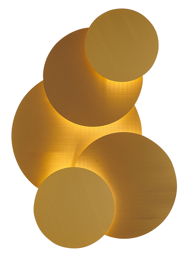 LED Wall Sconce Brass