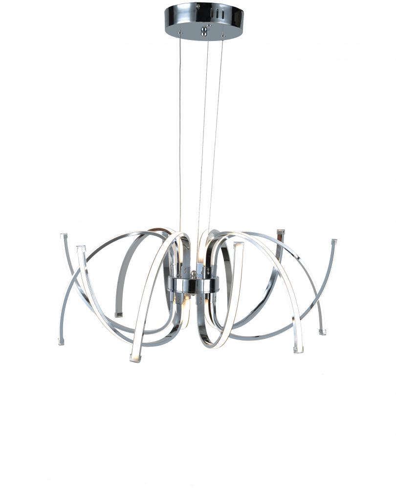 LED Chandelier Chrome