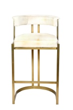 Bethel International 1023BAR/GD/GREY - Living Room Furniture Gold