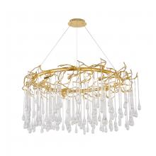 Bethel International CN01C43G - Chandelier Aluminum & Glass