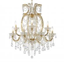 Bethel International LA4307C33BR - Chandelier Satin Brass