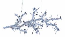 Bethel International LX9905 - 20-Light Chrome Chandelier With Clear And Smoke Crystals