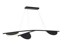 Bethel International MU121C3BLK - Black LED Pendant