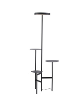 Bethel International MU148F70BLK - Black LED Floor Lamp